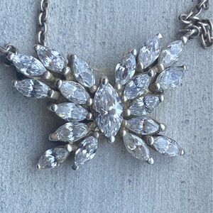 Butterfly CZ Necklace